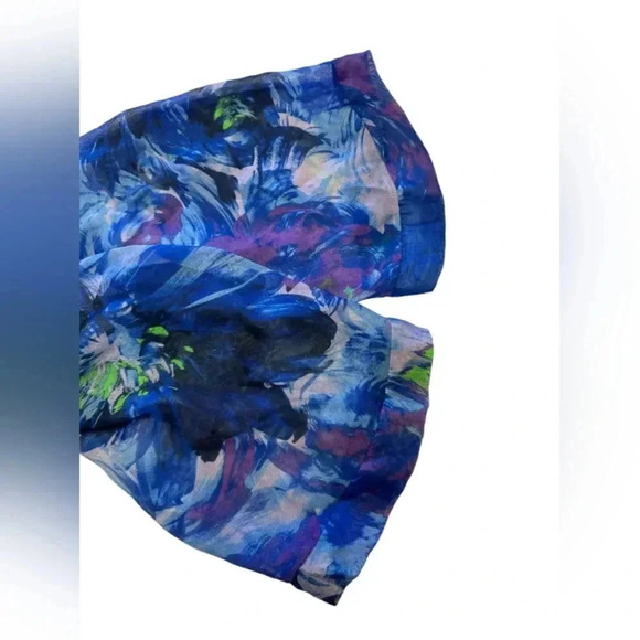 💥HOST PICK💥 Angela Moda NWT Dress 30% Silk Blue/Purple/ Green Size XXL. - Picture 8 of 11